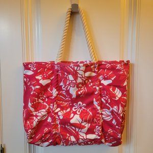 Large Beach Tote with Rope Handles